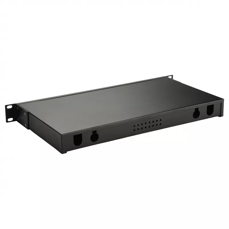 Equip 19 ίντσες 1U Θήκη Οπτικών Ινών χωρίς Πάνελ, Ατσάλι Μαύρο