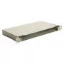 EQUIP 19 inch θήκη οπτικών ινών Space-Box, 1U, χάλυβας, πράσινο, χωρίς panel