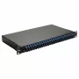 Equip Θήκη συγκόλλησης οπτικών ινών 24 θυρών, SC Duplex, OS2, 1U, εξοπλισμένη, μαύρη