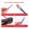 Equip Cat6 RJ45 UTP Unshielded Connector Kit (100 τεμ.) - Διαφανές