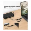 Equip Gigabit USB-C / USB-A σε RJ45 Προσαρμογέας Ethernet - Μαύρο