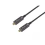 EQUIP USB-C σε C Ενεργό Οπτικό Καλώδιο 7,5 m 8K 60 Hz PD 60 W 10 Gbit/s Μαύρο