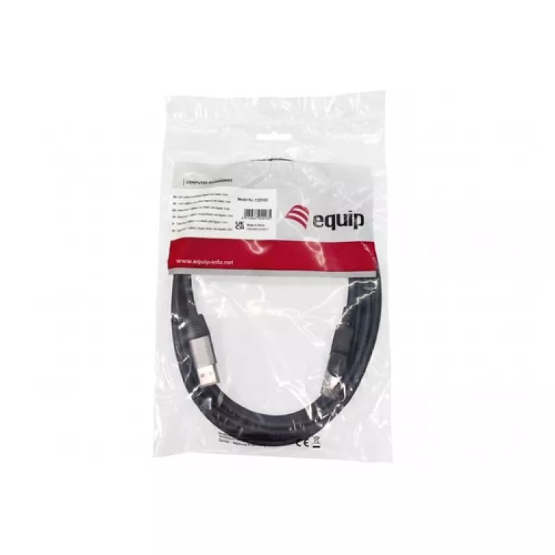 Equip προσαρμογέας USB-C + USB-A σε RJ45 Gigabit Ethernet, 5 m, μαύρο
