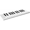 ESI Xkey 25 USB MIDI Controller Keyboard - 25 δυναμικά πλήκτρα, πολυφωνικό Aftertouch, βουρτσισμένο αλουμίνιο, εξαιρετικά επίπεδο, ασημί