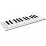 ESI Xkey 25 USB MIDI Controller Keyboard - 25 δυναμικά πλήκτρα, πολυφωνικό Aftertouch, βουρτσισμένο αλουμίνιο, εξαιρετικά επίπεδο, ασημί
