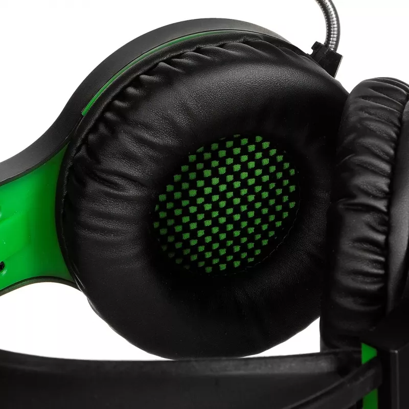 Esperanza EGH430 THUNDERBIRD ενσύρματα gaming ακουστικά με μικρόφωνο, μαύρο & πράσινο