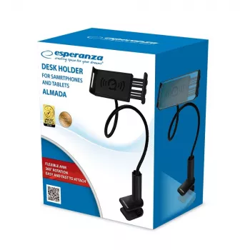Esperanza EMH142 βάση επιτραπέζιου για smartphones και tablets, μαύρη