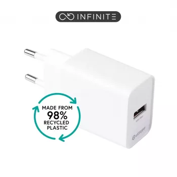 ESTUFF INFINITE (GRS) Φορτιστής USB-A 20W λευκό EU
