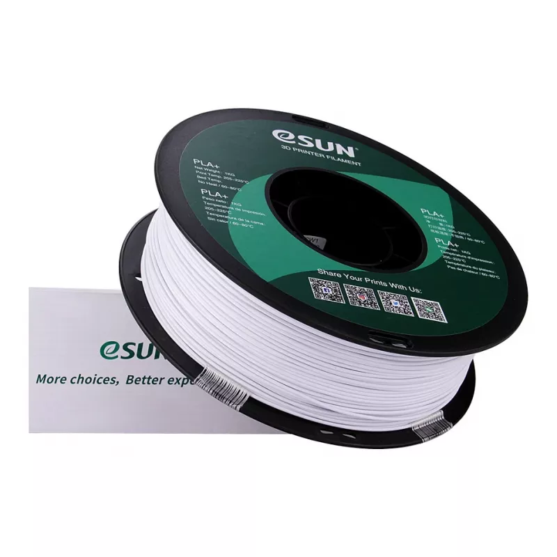 ESUN PLA+ 1,75 mm Ψυχρό Λευκό 1 kg Νήμα 3D Εκτυπωτή