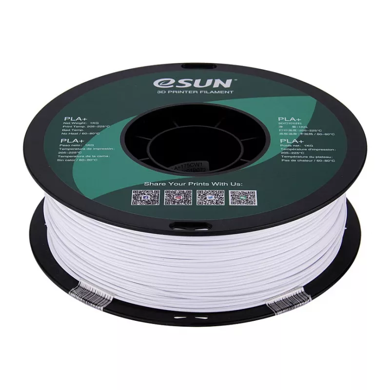 ESUN PLA+ 1,75 mm Ψυχρό Λευκό 1 kg Νήμα 3D Εκτυπωτή