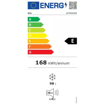 ETA 287990000E καταψύκτη, 98 L, ενεργειακή κλάση E, λευκός