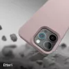 ETTERI Θήκη Σιλικόνης Mag για iPhone 16 Pro 6,3 inch Απαλό Ροζ