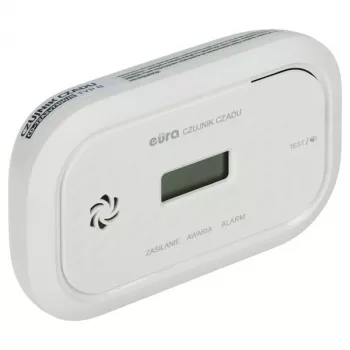 EURA CD-72A2/B ανιχνευτής μονοξειδίου του άνθρακα με οθόνη LCD, ηλεκτροχημικός αισθητήρας, συναγερμός 85 dB, πιστοποιημένο EN 50291-1