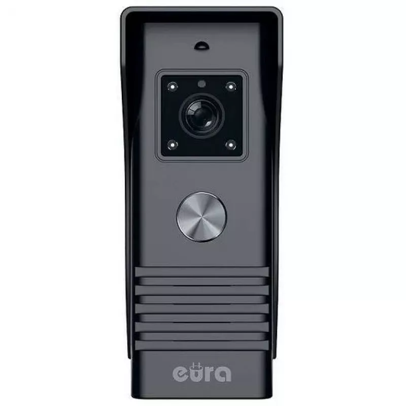 EURA VDP-45A3 ALPHA έγχρωμη βιντεοεπιτηρήτρια θύρας 7 ιντσών, μαύρο