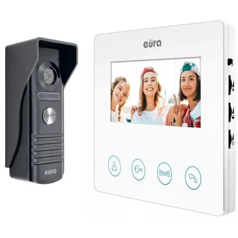 Eura βίντεο θυροτηλεόραση EURA VDP-52A3ATIRA λευκό