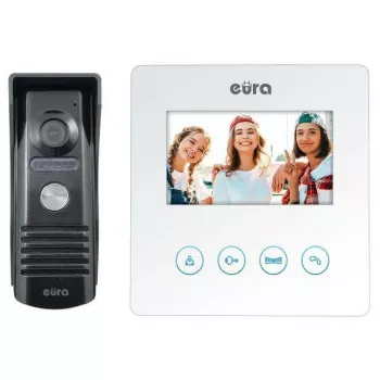 Eura βίντεο θυροτηλεόραση EURA VDP-52A3ATIRA λευκό