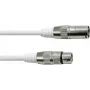 EUROLITE καλώδιο DMX XLR 3 ακίδων 3m λευκό – θωρακισμένο καλώδιο ελέγχου για φωτισμό σκηνής