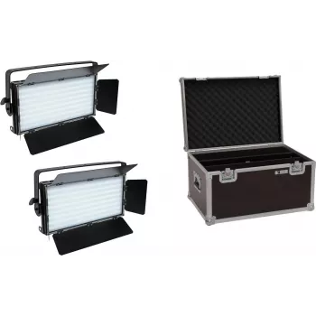 EUROLITE Set 2x LED PLL-480 CW/WW Panel + Θήκη 20000676
