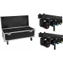 EUROLITE Set 2x LED TMH Bar S120 Moving-Head Spot + Flightcase με ροδάκια