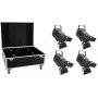EUROLITE Σετ 4x LED THA-250F + Case 20000162