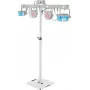 EUROLITE Σετ LED KLS Laser Bar FX Φωτιστικό σετ Λευκό + BPS-2 Βάση ηχείου Λευκό 20000920