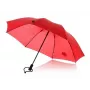 EuroSCHIRM Swing liteflex Κόκκινη ομπρέλα από fiberglass πολυεστέρα μεγάλη