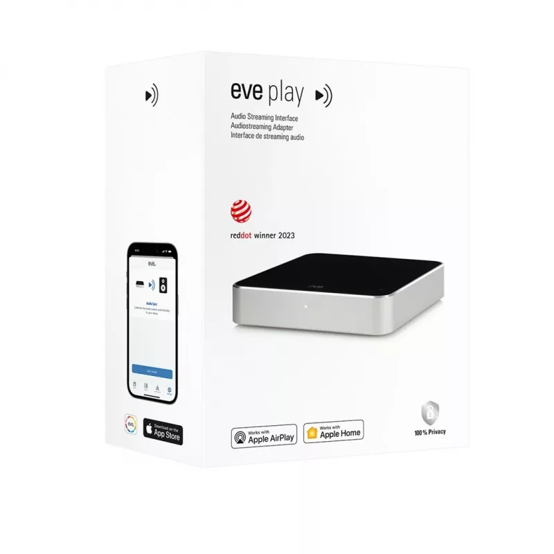 Eve Systems Eve Play Προσαρμογέας Ethernet/LAN WLAN - Ασημί