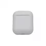 EVELATUS Apple AirPods Θήκη EAC05 Λευκή - Προστατευτική Θήκη Σιλικόνης με Καραμπίνερ