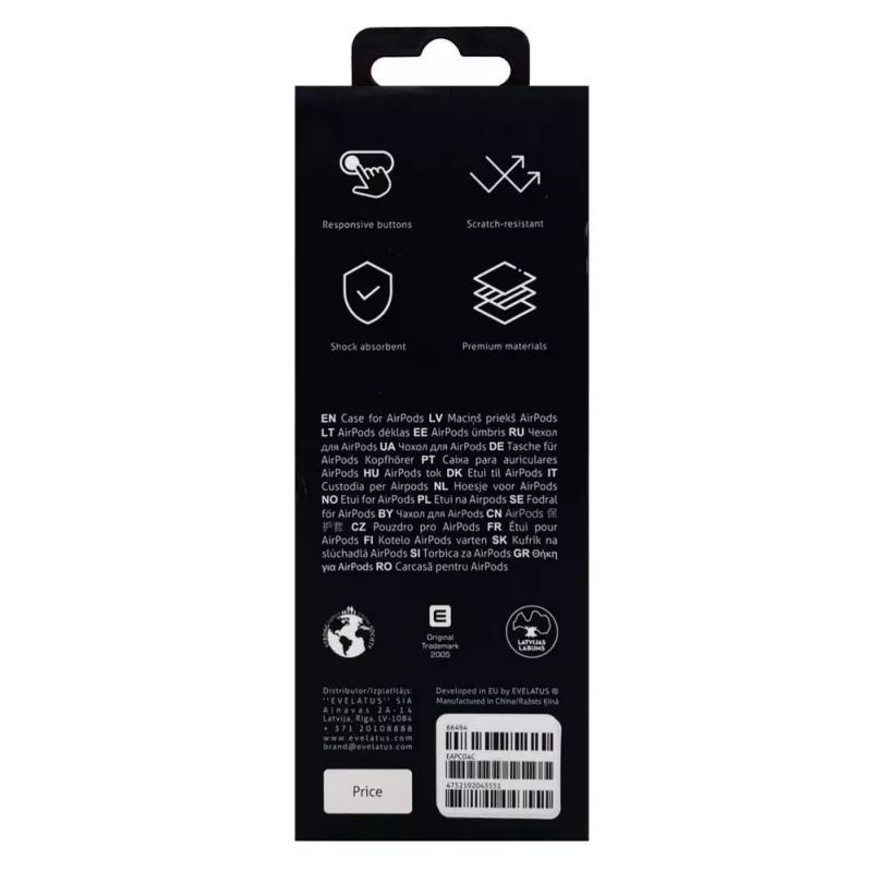 Evelatus Apple AirPods Pro Θήκη EAC04 Κοραλί