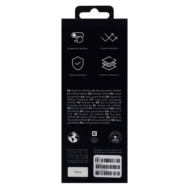 Evelatus Apple AirPods Pro Θήκη EAC04 Ροζ