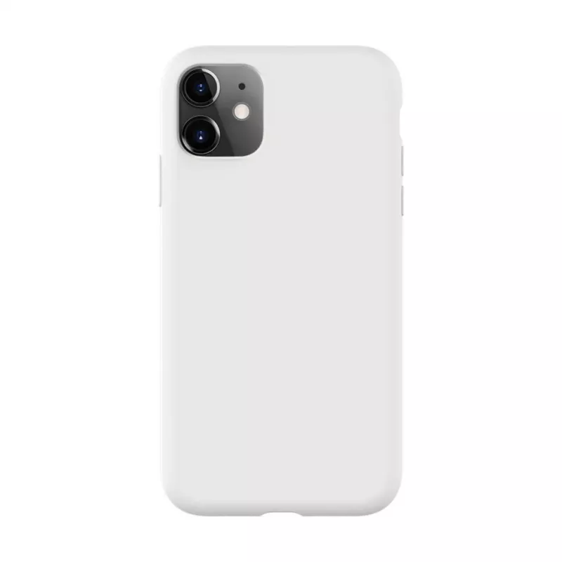 Evelatus Apple iPhone 11 Premium Θήκη Σιλικόνης Soft Touch Λευκό