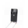 Evelatus Apple iPhone 11 Pro Max Διάφανη Σιλικόνη με Κολιέ TPU Λουράκι Χρυσό