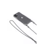 Evelatus Apple iPhone 11 Pro Διάφανη Θήκη Σιλικόνης με Λουράκι TPU Space Grey