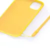 Evelatus Θήκη Σιλικόνης Soft Touch με Λουράκι για Apple iPhone 11 Κίτρινο