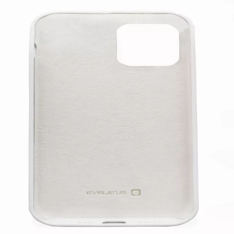 Evelatus Apple iPhone 12/12 Pro Premium Soft Touch Θήκη σιλικόνης Λευκό