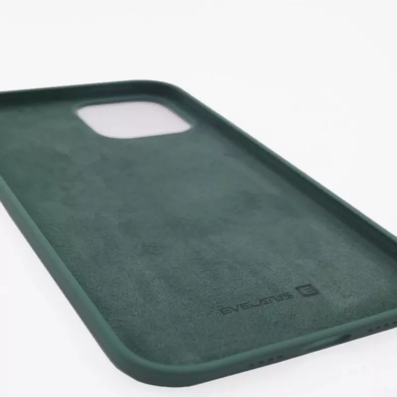 Evelatus Apple iPhone 12 Pro Max Premium Soft Touch θήκη σιλικόνης πράσινο έλατο