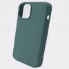 Evelatus Apple iPhone 12 Pro Max Premium Soft Touch θήκη σιλικόνης πράσινο έλατο