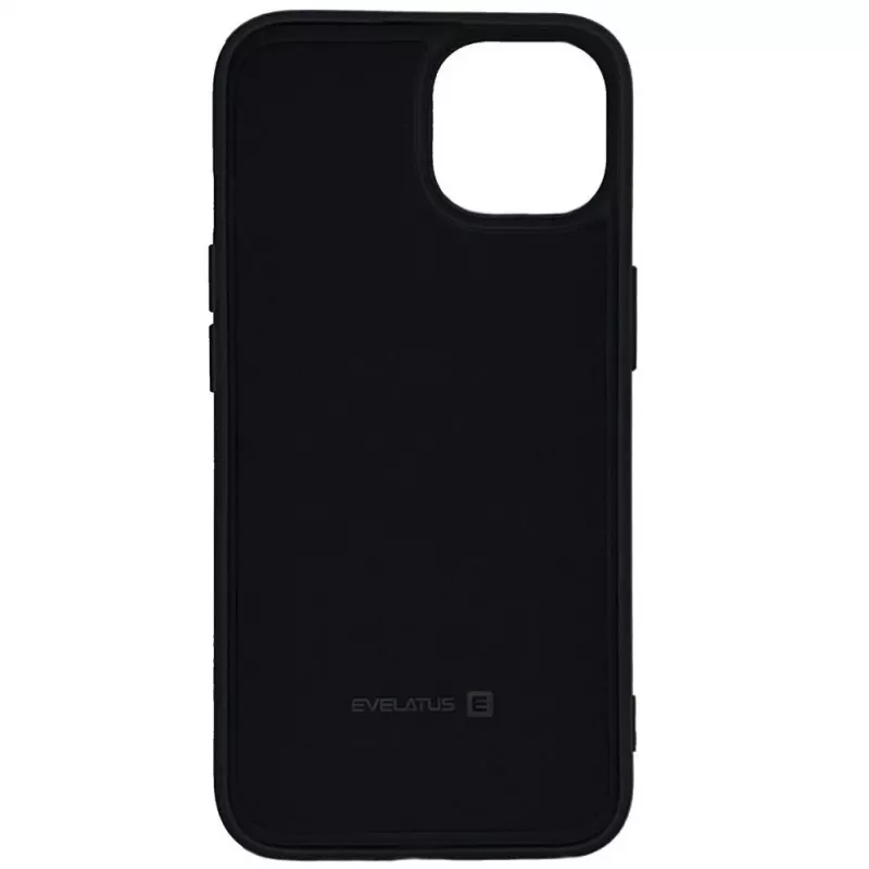 Evelatus Apple iPhone 14 6,1 ίντσες Nano Silicone Θήκη Soft Touch TPU Μαύρο