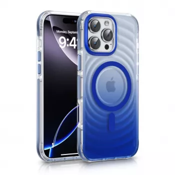 Evelatus Apple iPhone 15 Pro EchoWave Clear MagSafe μπλε θήκη