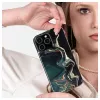 Evelatus θήκη Apple iPhone 15 Pro PC Custom Print Marble Dark Green