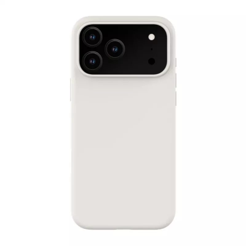 Evelatus Apple iPhone 18 Pro Max Premium MagSafe Soft Touch Θήκη σιλικόνης Ασημί