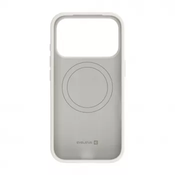 Evelatus Premium MagSafe Soft Touch Θήκη Σιλικόνης για Apple iPhone 18 Pro Ασημί