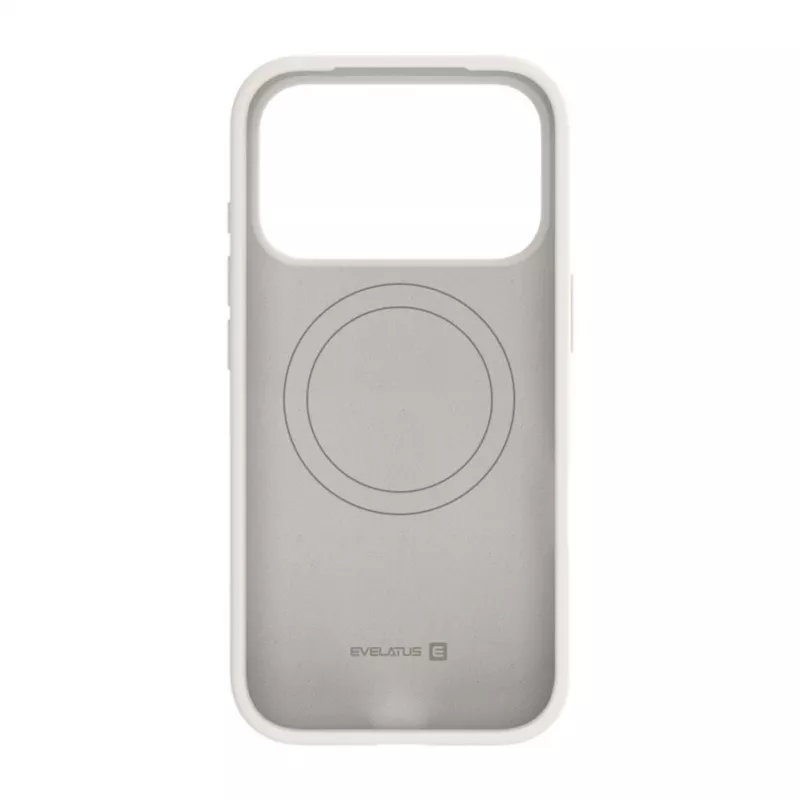 Evelatus Premium MagSafe Soft Touch Θήκη Σιλικόνης για Apple iPhone 18 Pro Ασημί