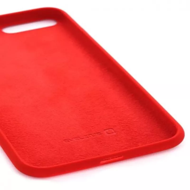 Evelatus Θήκη Σιλικόνης Premium Soft Touch για Apple iPhone 7 Plus/8 Plus Κόκκινο
