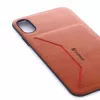 Evelatus Apple iPhone X Nobel καφέ θήκη πορτοφόλι folio