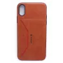 Evelatus Apple iPhone X Nobel καφέ θήκη πορτοφόλι folio