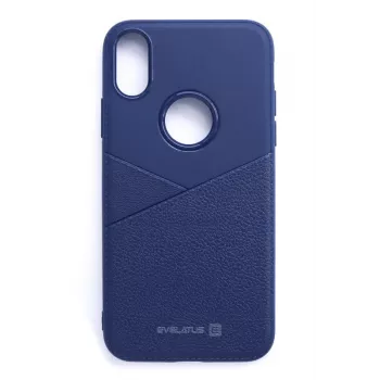 Evelatus Apple iPhone X Phantom Blue Θήκη Πλάτης Σιλικόνης