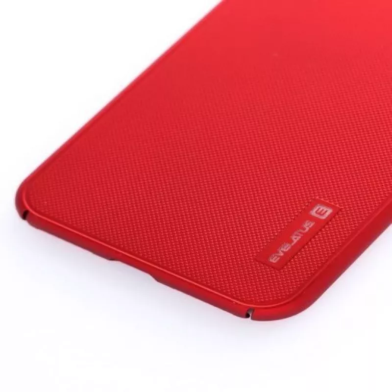 Evelatus Apple iPhone X/XS Θήκη πλάτης Emboss Κόκκινο