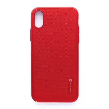 Evelatus Apple iPhone X/XS Θήκη πλάτης Emboss Κόκκινο