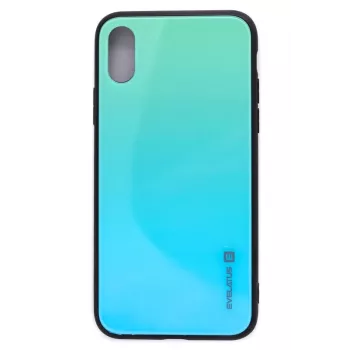 Evelatus Apple iPhone X/Xs Gradient Glass Θήκη 6 Lagoon